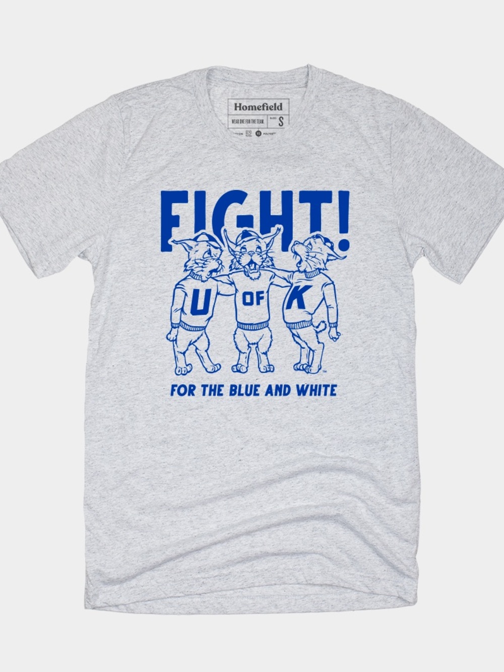 Homefield Apparel Vintage UK "Fight for the Blue and White" Tee Large